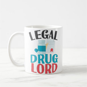 Diplômé drôle de pharmacien de tasse de café de