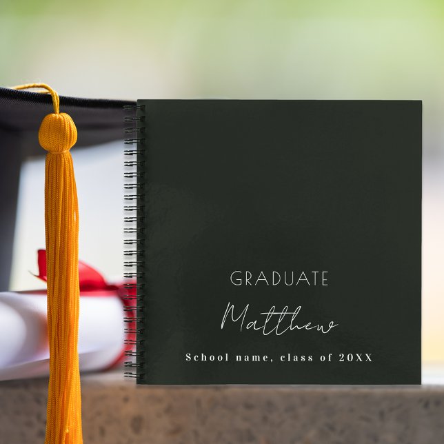 Diplôme du livre d'hôtes noir blanc nom (Créateur téléchargé)