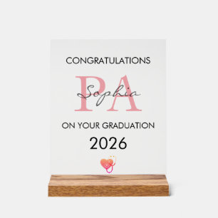 Diplôme personnalisé PA Nom Promotion 2026