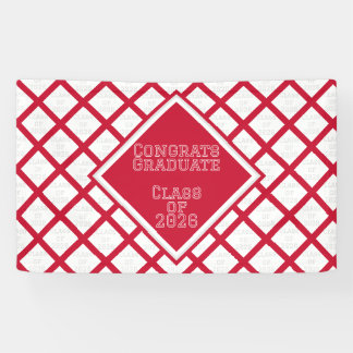 Diplômé Rouge et Blanc | Bannière 2026