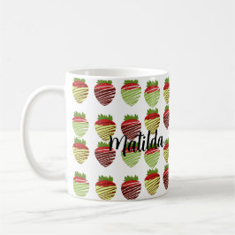 Dipped Chocolate Strawberry Süßigkeiten Shop Kaffeetasse