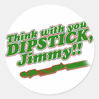 Dipstick Runder Aufkleber