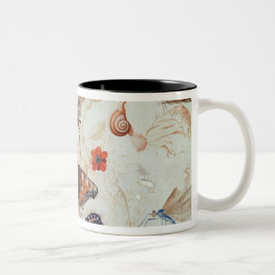 Diptych mit Blumen und Insekten, 1591 Zweifarbige Tasse