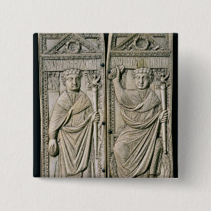 Diptych von Boethius Konsul in ANZEIGE 487 Button