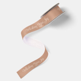 Dir Freude bereiten | Cozy Warm Cinnamon Beige Satinband
