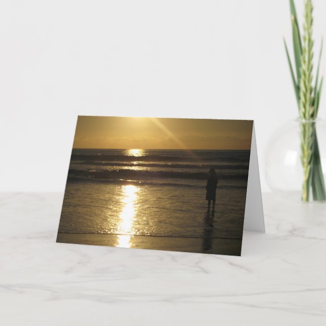 Dire une carte d'adieu (vide à l'intérieur) (Devant)