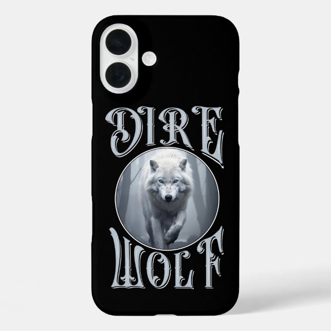 Dire wolf Wiedersehen iPhone 16 Plus Hülle (Rückseite)