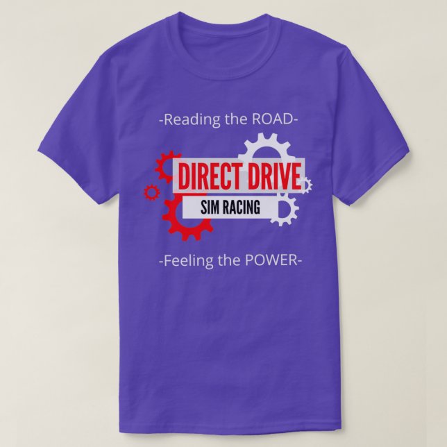 DIRECT DRIVE SIM RACING SIMRACING T-Shirt (Design vorne)