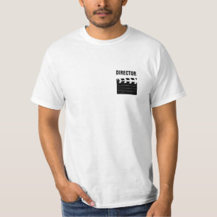 Directeur avec le T-shirt de valeur de marqueur de