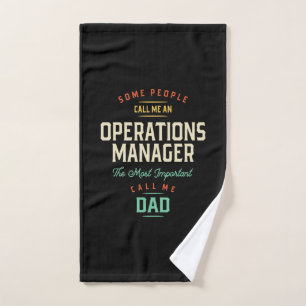 Directeur des opérations et père