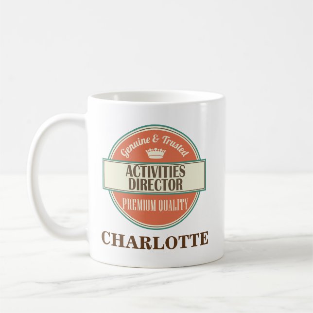 Directeur Personalized Office Mug Gift d'activités (Gauche)