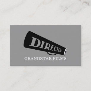 Director Clapperboard Film Movies Producer Visitenkarte
