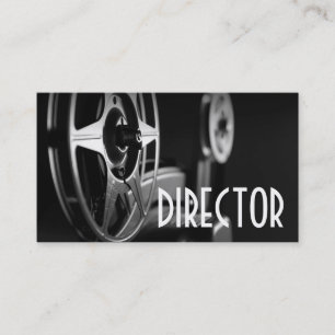 Director Clapperboard Film Producer Act Visitenkarte