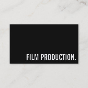 Director Clapperboard Film Producer Act Visitenkarte