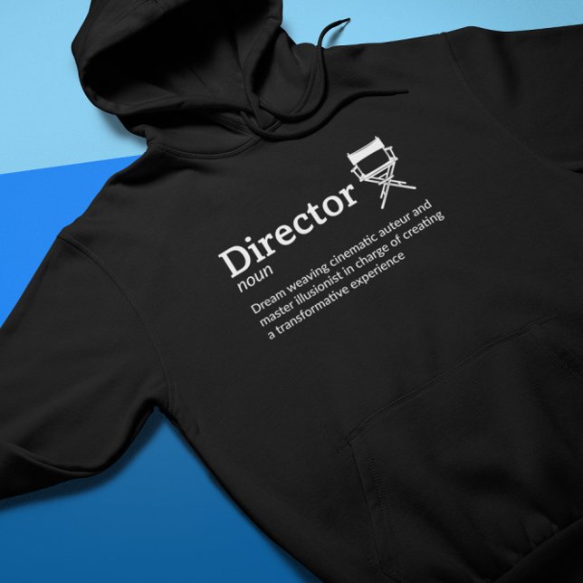 Director Definition Dark Mode - Filmproduzent Hoodie (Von Creator hochgeladen)