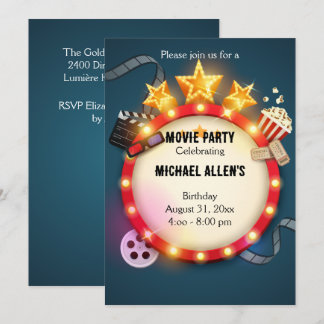 Director’s Cut Birthday Invitation  Einladung