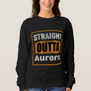 Direkt aus Aurora Illinois USA Retro abgenutzt Sweatshirt