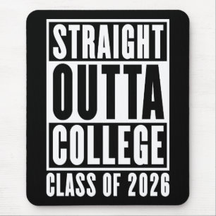 Direkt aus dem College Abschlussjahrgang 2026 Mousepad