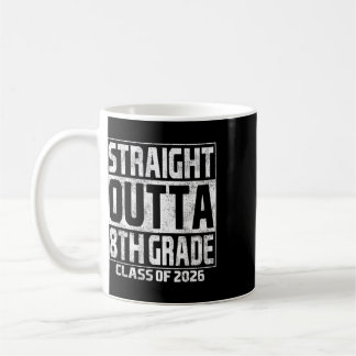 Direkt aus der 8. Klasse Abschluss Cl von 2026 8. Kaffeetasse