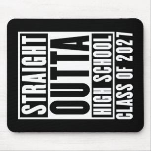 Direkt aus der High School Abschlussklasse 2027 Mousepad