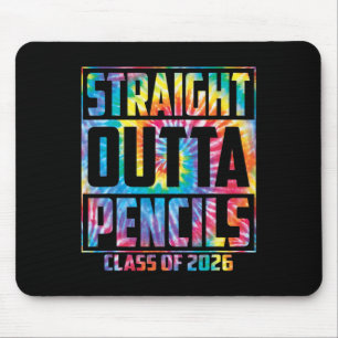 Direkt aus der Pencils Schule Lustiger Abschluss 2 Mousepad