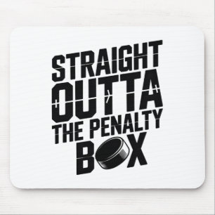 Direkt aus der Strafbank Lustiger Hockey-Eis-R Mousepad