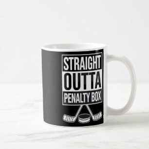 Direkt aus der Strafbank Lustiges Hockey-Meme Paro Kaffeetasse