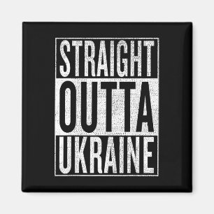 Direkt aus der Ukraine Große Reise- und Geschenkid Magnet