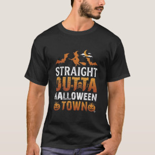 Direkt aus Halloween Town Hexenmond Fledermäuse Pu T-Shirt