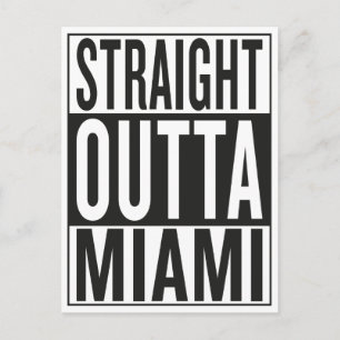 direkt aus Miami Postkarte