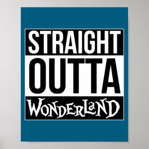 Direkt aus Wonderland Verrückter Hutmacher Langarm Poster
