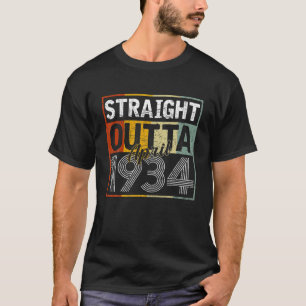 Direkt außerhalb April 1934 Männer Frauen Vintag 8 T-Shirt