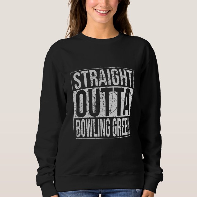 Direkt außerhalb Bowling Green Vintag Sweatshirt (Vorderseite)