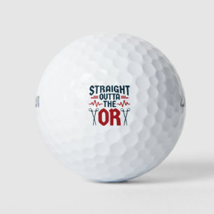 Direkt außerhalb der OP Chirurgische Krankenversor Golfball