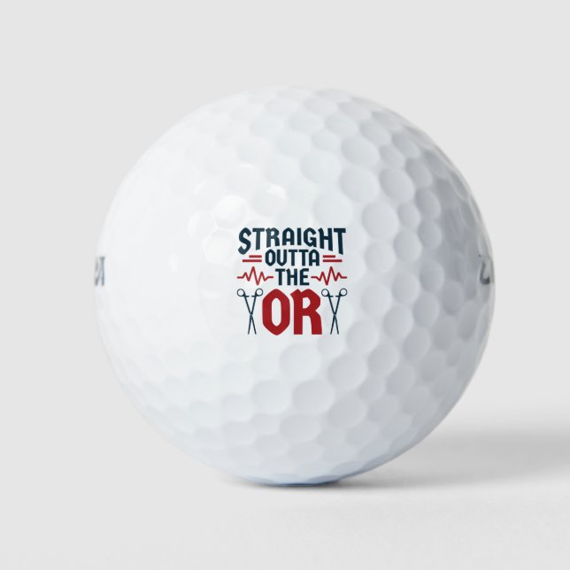 Direkt außerhalb der OP Chirurgische Krankenversor Golfball (Vorderseite)