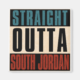 Direkt außerhalb Süd-Jordanien Utah UT Magnet