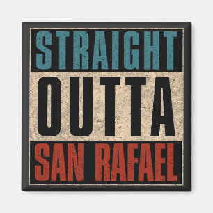 Direkt außerhalb von San Rafael Kalifornien CA Magnet