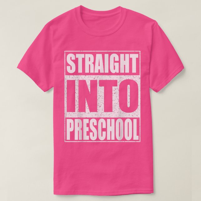 Direkt in die VorschuleZurück in die Schule T-Shirt (Design vorne)