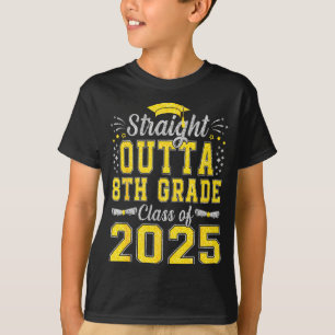 Direkt raus aus der 8. Klasse Abschlussklasse 2025 T-Shirt