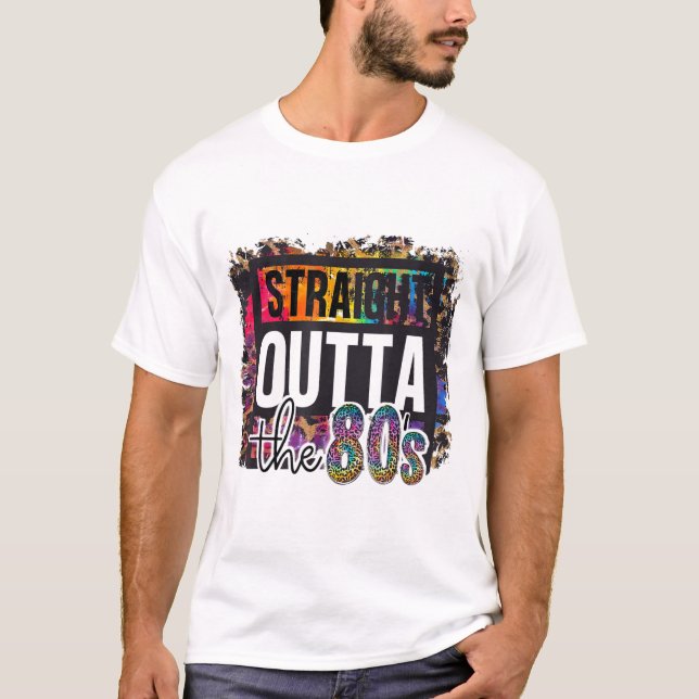 Direkt über dem 80er I Liebe der 80er Jahre T-Shirt (Vorderseite)