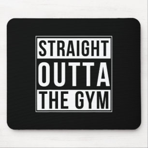 Direkt über dem Gym Funny Bodybuilding Weightli Mousepad