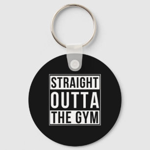 Direkt über dem Gym Funny Bodybuilding Weightli Schlüsselanhänger