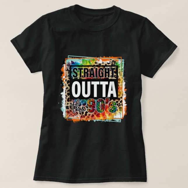 Direkt über dem Leopard der 1990er Jahre mit Krawa T-Shirt (Design vorne)