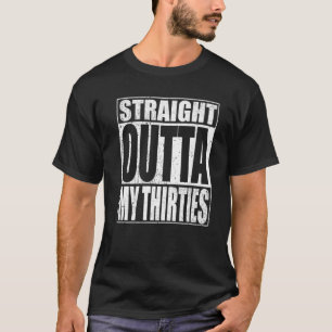 Direkt über meine Dreißiger Funny 40th Birthday Gi T-Shirt