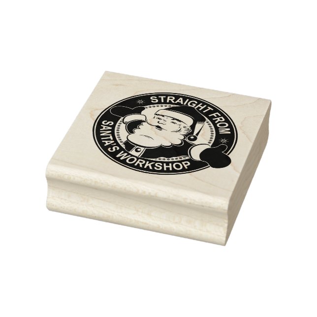 Direkt vom Santa's Workshop Gummistempel (Stempel)