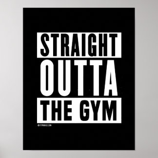 Direkt vor dem Gym - Training Fitness -.pnng Poster