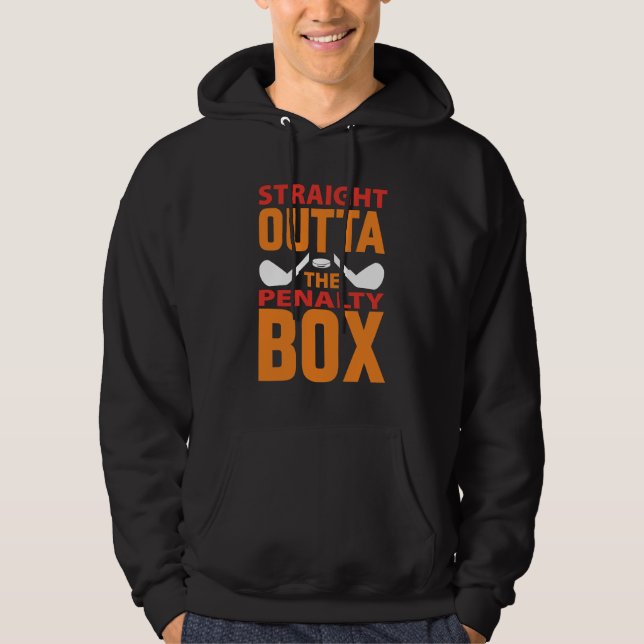 Direkt vor dem Hockey der Strafkasse Hoodie (Vorderseite)
