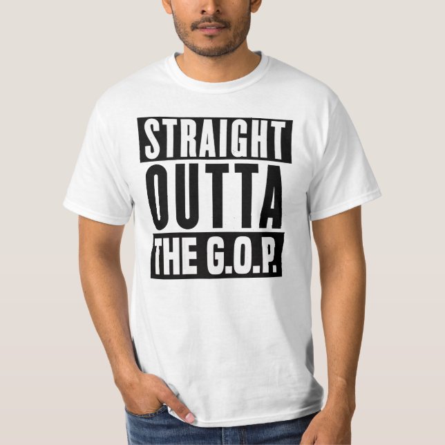 Direkt vor der GOP - gegen Trump - T-Shirt (Vorderseite)