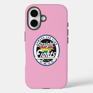 Direkte Acht Telefongehäuse (Rosa) iPhone 16 Hülle
