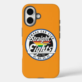Direkte Acht Telefonzelle (Orange) iPhone 16 Hülle